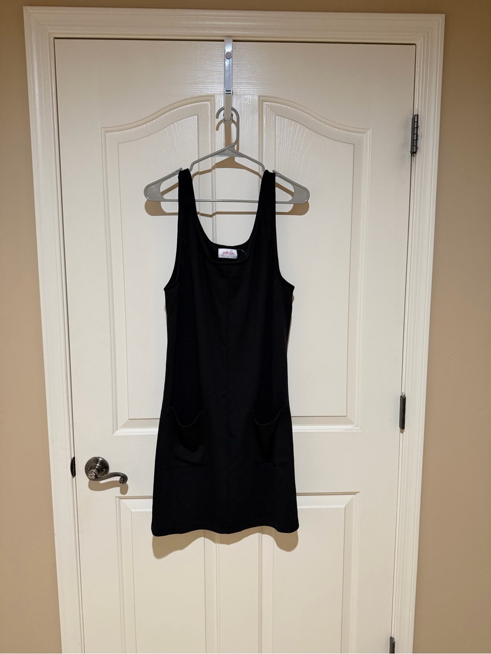 Everyday Black Tank Mini Dress with Pockets